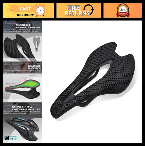 Sella bici leggera fibra di - in,